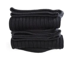 Calcetines en canale Hilo de Escocia para hombre Negro-Bexley Discount