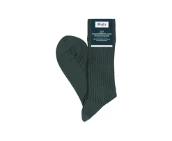 Calcetines en canale Hilo de Escocia para hombre Verde-Bexley Cheap