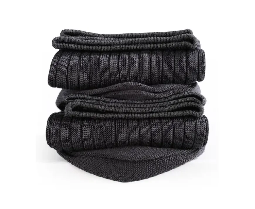 Calcetines en canale Hilo de Escocia para hombre Antracita-Bexley Clearance