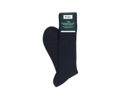 Calcetines en canale Hilo de Escocia para hombre Verde y Marino-Bexley Best