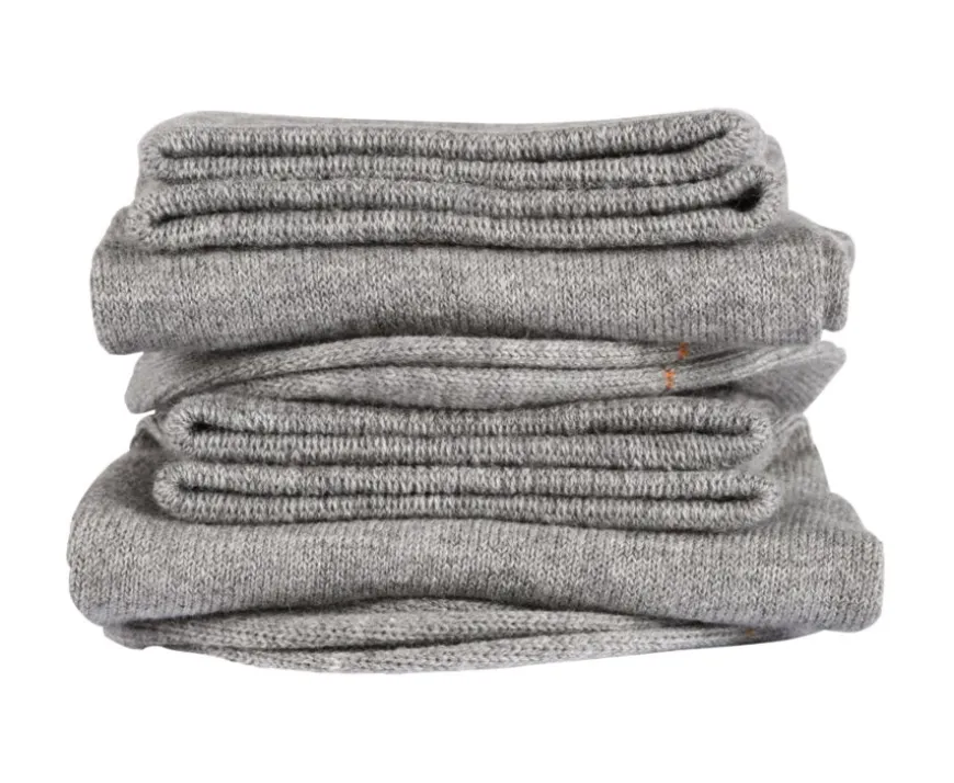 Calcetines finos de algodón para hombre Gris claro moteado-Bexley Outlet