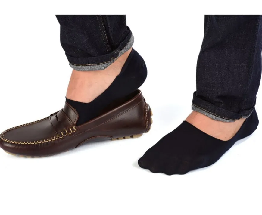 Calcetines invisibles de hombre Azul marino-Bexley Online