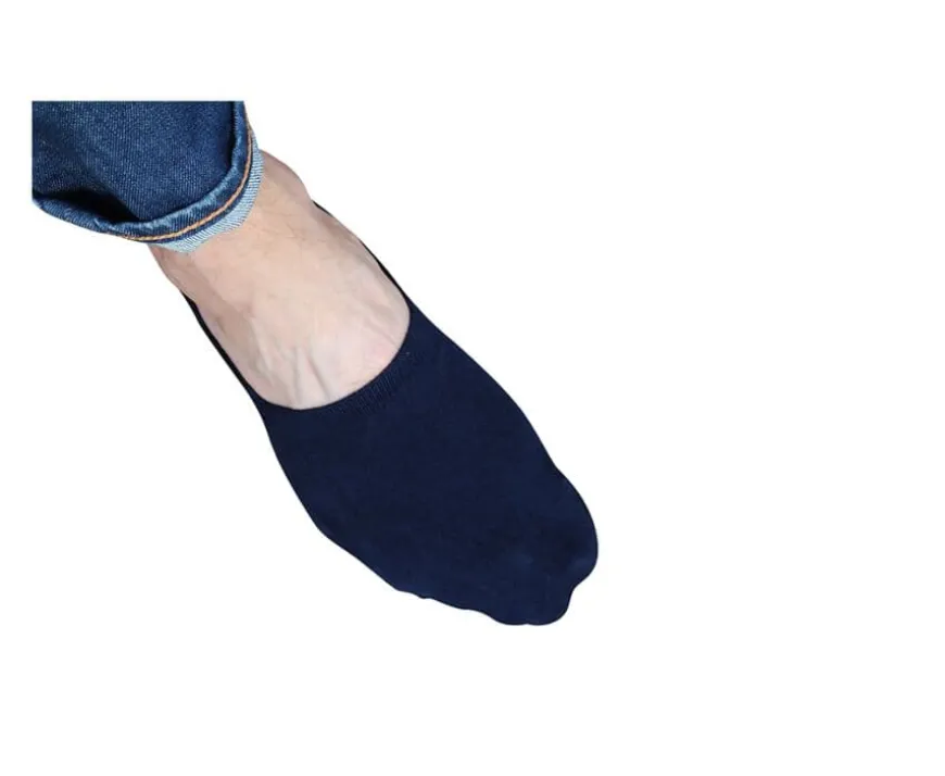 Calcetines invisibles de hombre Azul marino-Bexley Online