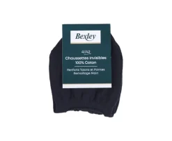 Calcetines invisibles para hombre Negro-Bexley Outlet