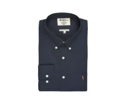 Camisa 100% algodón Azul marino - Cuello americano Alvin-Bexley Hot