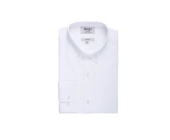 Camisa 100% algodón Blanco - Cuello americano Evhan-Bexley Cheap