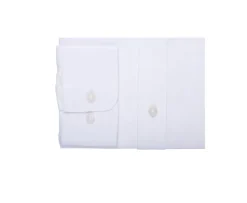 Camisa 100% algodón Blanco - Cuello americano Evhan-Bexley Cheap