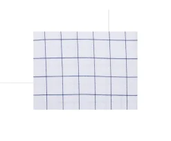 Camisa blanca con cuadros azules - Cuello francés Sergius-Bexley Cheap