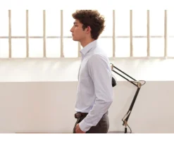 Camisa blanca con rayas Azul Claro Geoffroy-Bexley Flash Sale
