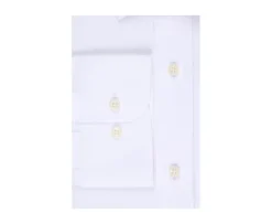 Camisa blanca de algodón - Cuello francés Norbertin-Bexley Discount