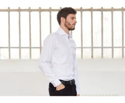 Camisa blanca Oxford lisa de doble hilo Ottavio-Bexley Best Sale