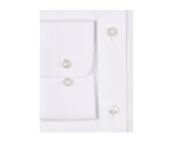 Camisa blanca Oxford lisa de doble hilo Ottavio-Bexley Best Sale