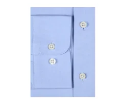 Camisa Celeste 100% algodón - Cuello francés Maxime Classic-Bexley Hot
