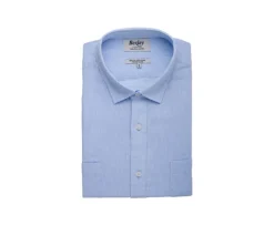 Camisa Chambray Azul Claro de algodón y lino  Siphérin-Bexley Online