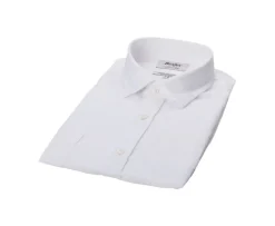 Camisa Chambray Blanco de algodón y lino  Siphérin-Bexley Cheap