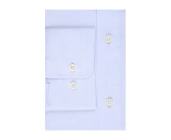 Camisa de algodón Azul claro - Cuello italiano Angelo-Bexley Clearance