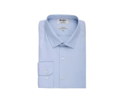 Camisa de algodón Azul - Cuello francés Louis Classic-Bexley Outlet