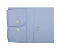 Camisa de algodón Azul - Cuello francés Louis Classic-Bexley Outlet