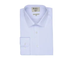 Camisa de algodón Azul pálido - Cuello francés Louis Classic-Bexley Best Sale