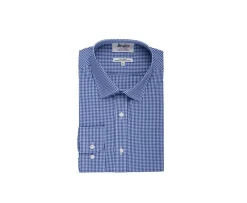 Camisa de algodón Azul y Blanco - Cuello francés Valaire-Bexley Shop