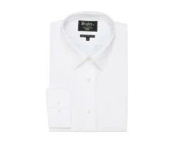 Camisa de algodón blanca - Bolsillo en el pecho Albert-Bexley Online