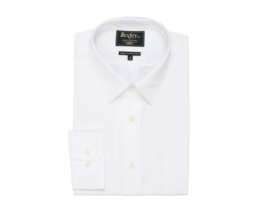 Camisa de algodón blanca - Bolsillo en el pecho Albert-Bexley Online