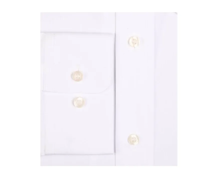 Camisa de algodón blanca - Bolsillo en el pecho Albert-Bexley Online