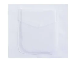 Camisa de algodón blanca - Bolsillo en el pecho Albert-Bexley Online