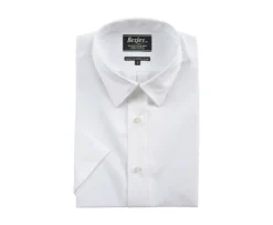 Camisa de algodón blanca - Bolsillo en el pecho Albert Mc-Bexley Discount
