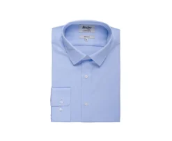 Camisa de algodón Celeste - Cuello francés Louis Classic-Bexley Clearance