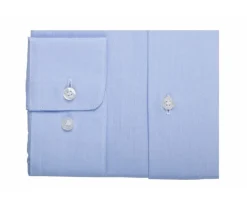 Camisa de algodón Celeste - Cuello francés Louis Classic-Bexley Clearance