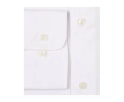 Camisa de algodón doble hilo blanca Albert Classic-Bexley Discount