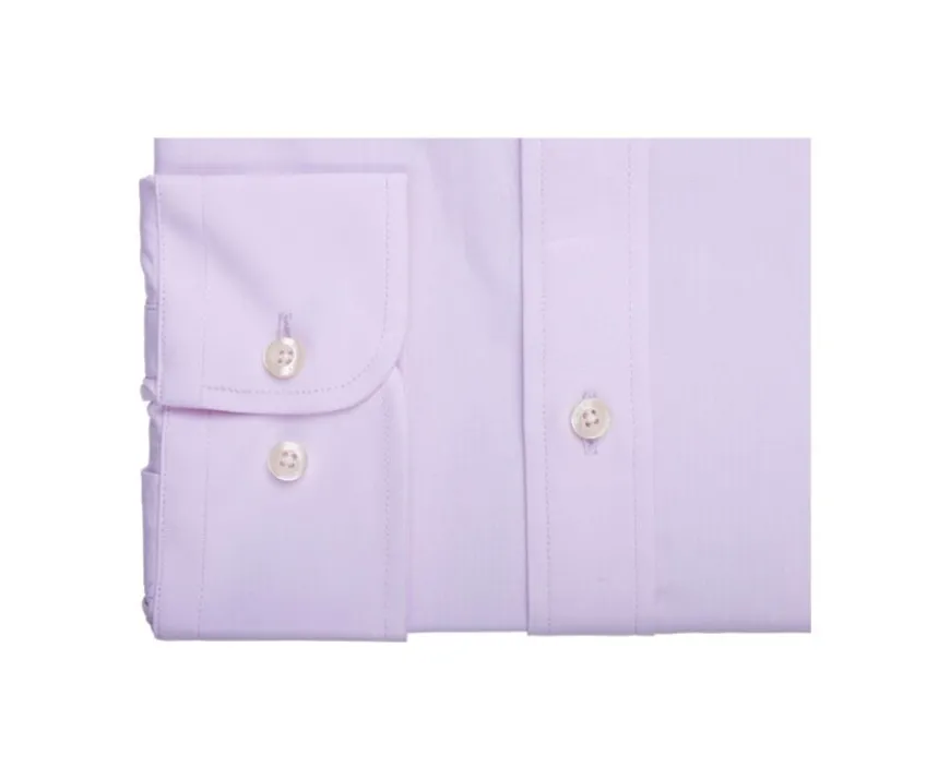 Camisa de algodón Rosa pálido - Cuello francés Louis Classic-Bexley New