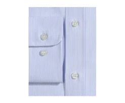 Camisa de finas rayas azules con bolsillo en el pecho Augustin-Bexley Sale