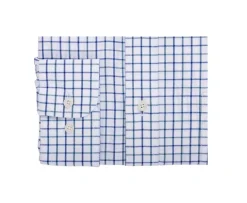Camisa de franela a cuadros Azul y Verde Lindsay-Bexley Best Sale