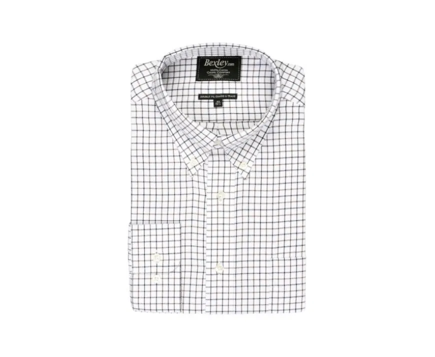 Camisa de franela a cuadros Azul y Beige Lindsay-Bexley Online