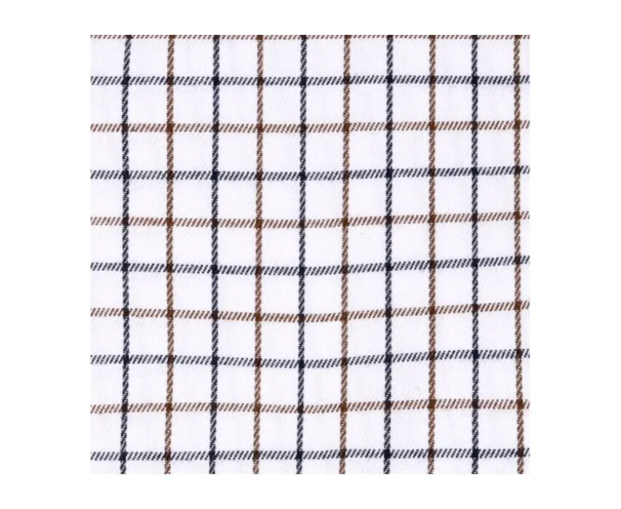 Camisa de franela a cuadros Azul y Beige Lindsay-Bexley Online