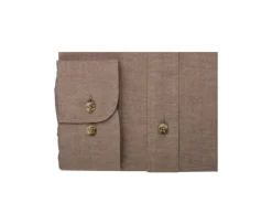 Camisa de franela Camel - Bolsillo en el pecho Alexander-Bexley Sale