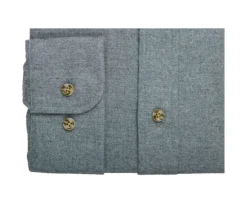 Camisa de franela Verde Tila - Bolsillo en el pecho Alexander-Bexley Best