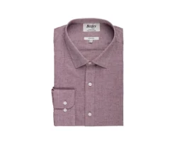 Camisa de gasa de algodón Rojo Moteado Rildebert-Bexley Best Sale