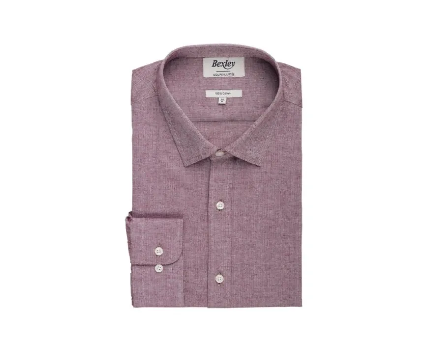 Camisa de gasa de algodón Rojo Moteado Rildebert-Bexley Best Sale