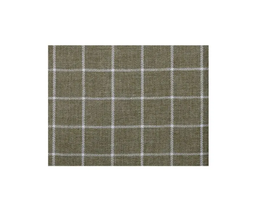 Camisa de gasa de algodón Verde militar y blanco Ansilien-Bexley Online