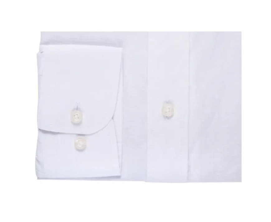 Camisa de lino y algodón blanca - Bolsillo en el pecho Colten-Bexley Best