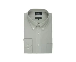 Camisa de lino y algodón Verde tila Colten-Bexley Fashion
