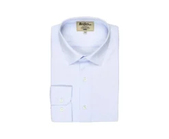Camisa de popelina tejida blanca Fiacre-Bexley Clearance