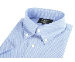 Camisa de rayas azules y blancas - Bolsillo Trent Mc-Bexley Online
