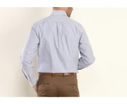 Camisa de rayas azul marino y blanco Kellen-Bexley Hot