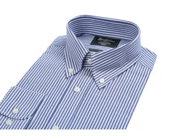 Camisa de rayas azul marino y blanco Kellen-Bexley Hot