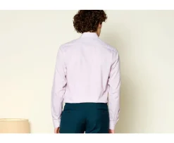 Camisa de sarga blanca con cuadro Burdeos Martinien-Bexley Online