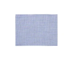 Camisa de sarga blanca con cuadro Azul Océano Martinien-Bexley Discount